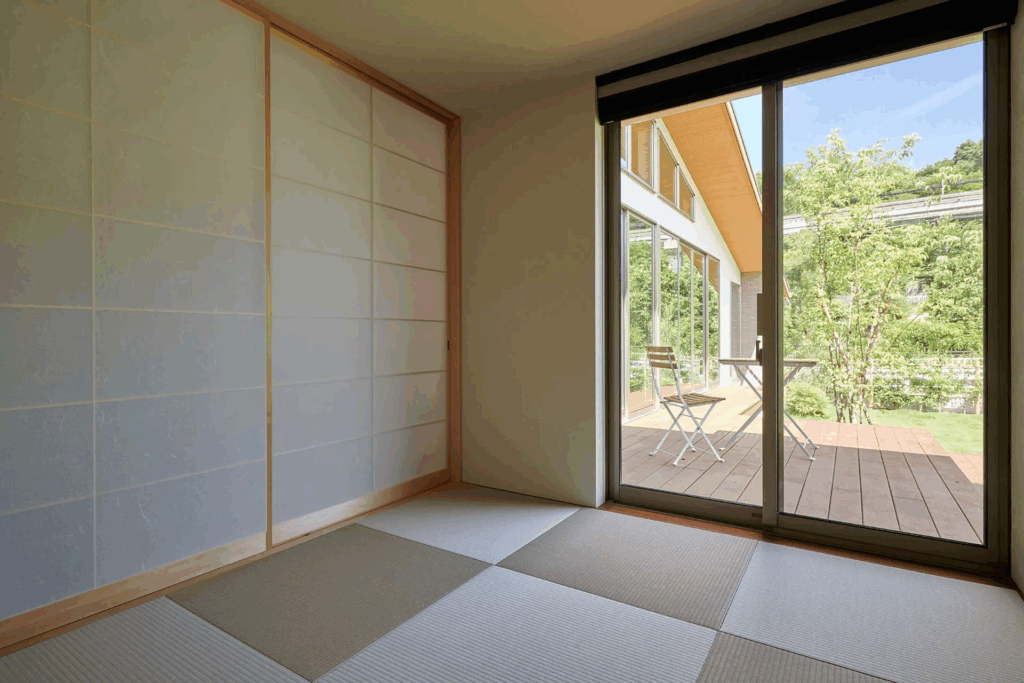 広めの寝室と障子でおこもり感