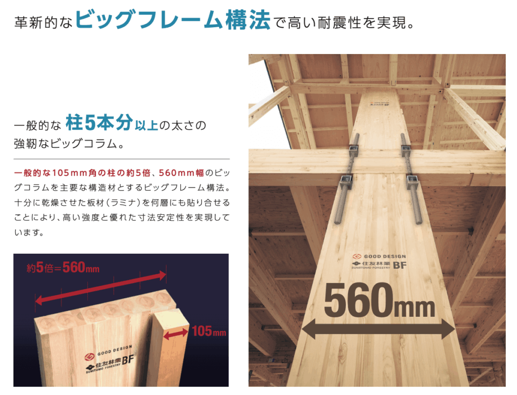 住友林業のビッグフレーム構法