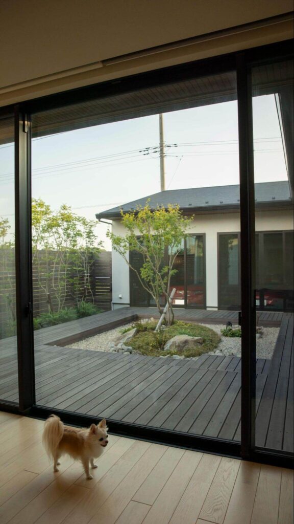 カーテンレスの我が家