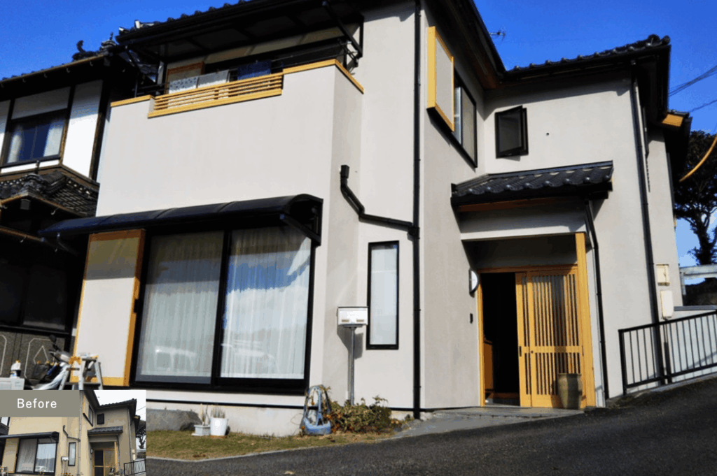 外壁のメンテナンスとトイレリフォーム