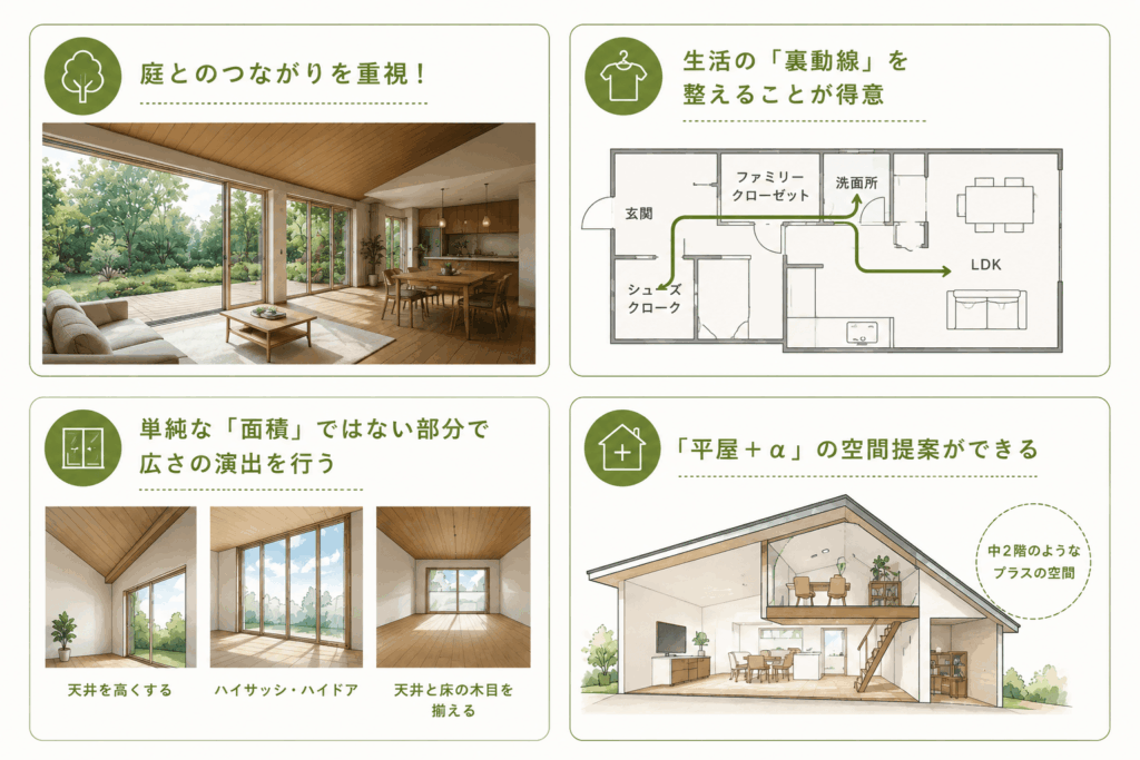 間取りを考える前に知っておきたい4つの特徴